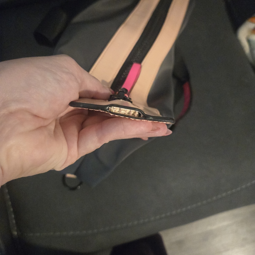 Rebecca Minkoff Black and Pink Duffle Bag - Picture 6 of 9